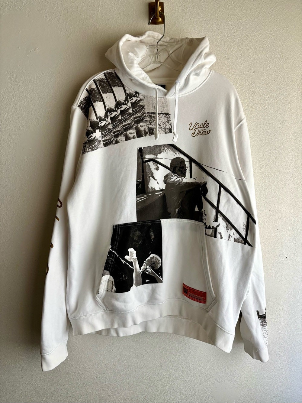 Nike Kyrie Irving Uncle Drew Photo Hoodie Men's XL White Get Buckets BQ6187-100